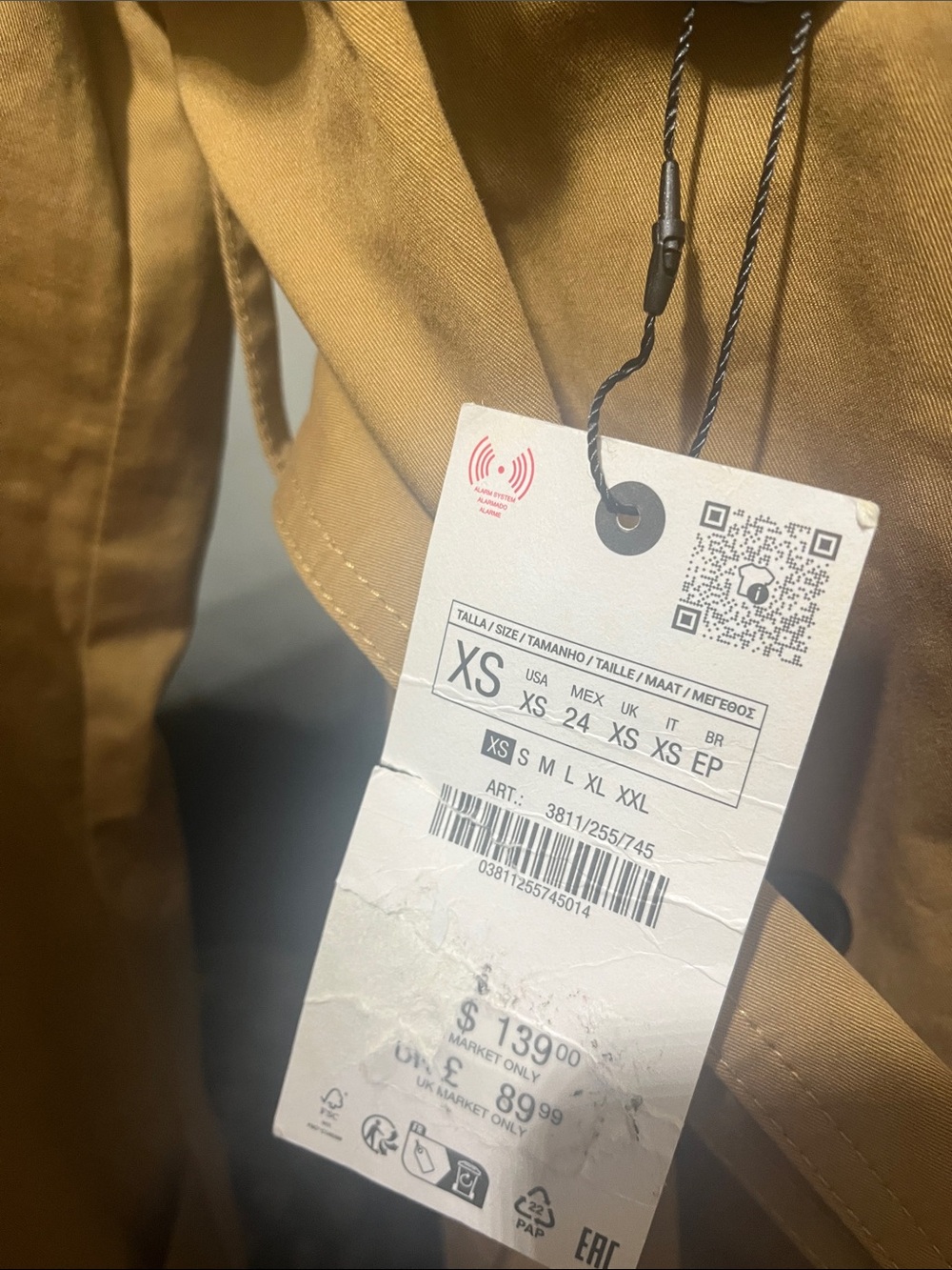 VIRAL NEW ZARA
Water-Repellent Trench Coat
TOFFEE SIZE XS and M
🚨NO DISCOUNT - Picture 8 of 11